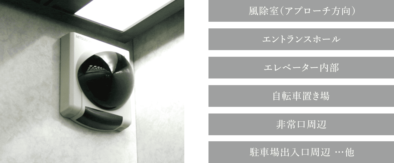 不審者の侵入を抑止するオートロックシステム